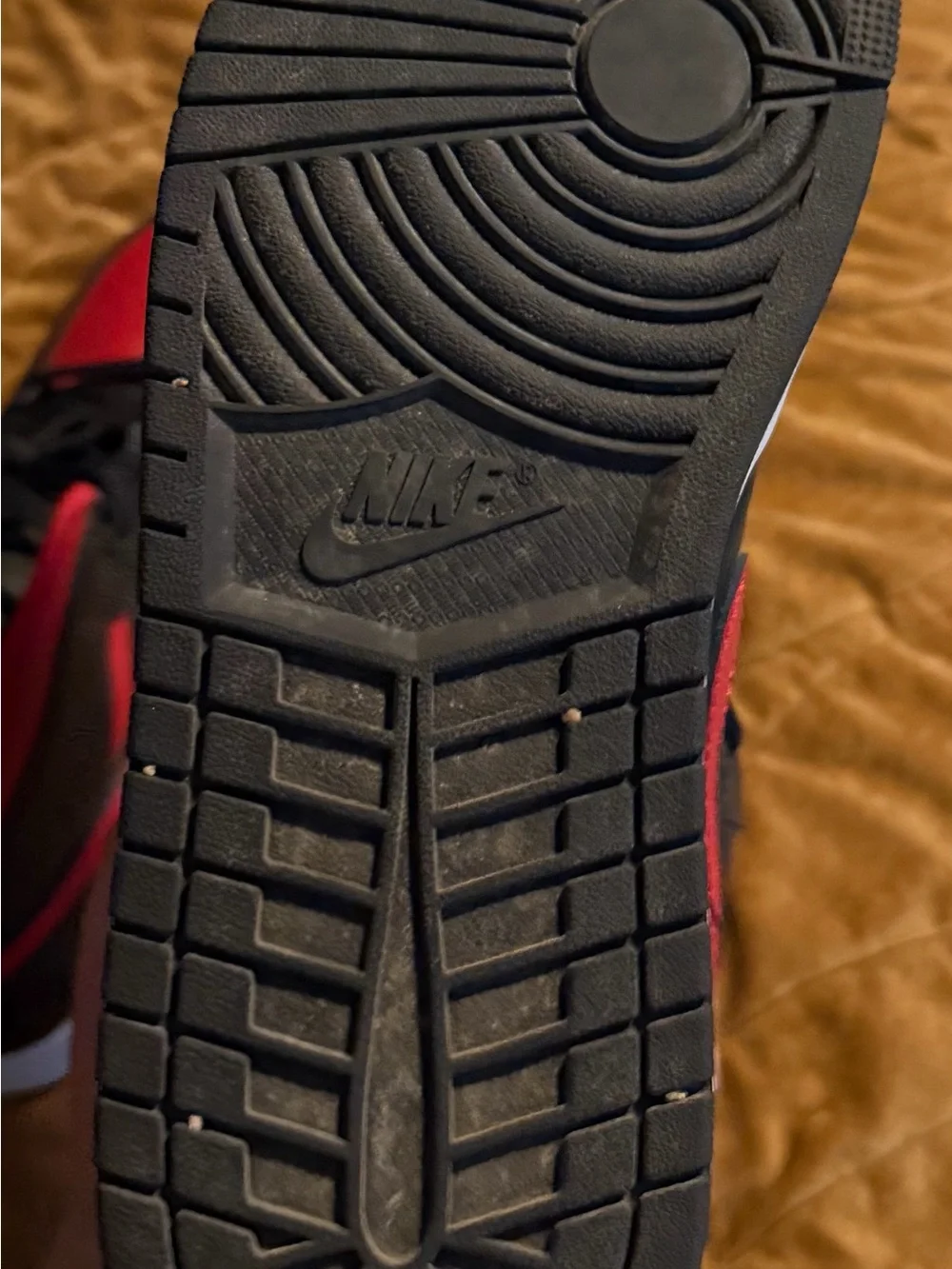 Jordan Black and White Sneaker Label Detail